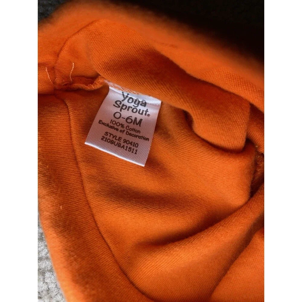 Yoga Sprout Baby Beanie Hat 5 Pack Size 0-6M Blue Orange Grey Mixed Prints
